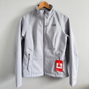 NWT The North Face Womens Apex Bionic 2 Jacket Grey Fleece Lined Size Medium